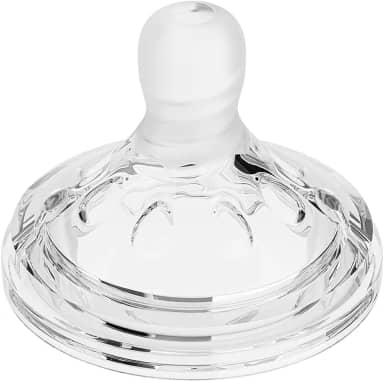 Bico para Mamadeira Buba Easy Flow Anticólica, Silicone Ultrasoft, 100% Livre de BPA, 4 Fluxos