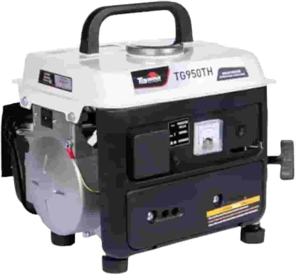 GERADOR TOYAMA GASOLINA TG950TH 2 TEMPOS MONOFASICO 220V 850W PARTIDA MANUAL COM CARREGADOR DE BATERIA