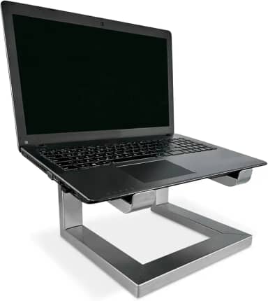 Suporte para Notebook Laptop Macbook Stand Dj em Aço - Prata