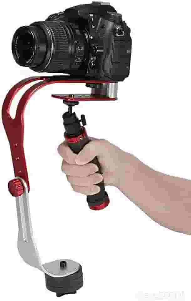 Estabilizador Manual Steadycam P/Câmera e Celular Filmagem Filmar Gravação sem Tremer Estável Sistema de Contrapesos