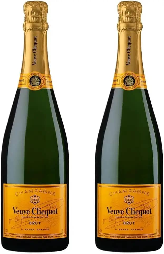 KIT 02 VEUVE CLICQUOT BRUT CHAMPAGNE BRANCO PINOT NOIR FRANCÊS 750ML