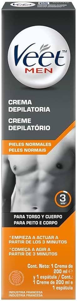 Creme Depilatório Corporal Veet For Men - 180ml, Veet, 180ml