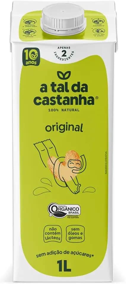 A Tal Da Castanha Bebida Vegetal Castanha de Caju Original, 1L