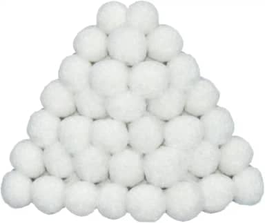 Bolas de filtro | Meio filtrante de piscina, bomba de substituição eficiente para lagos de água limpa e lagoas externas