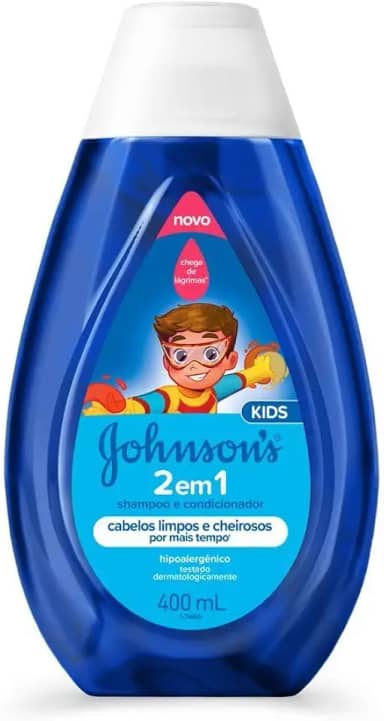 Johnson's Shampoo e Condicionador Infantil 2 em 1, 400ml
