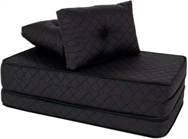 Puff Colchonete Dobrável/Sofa 3 em 1 + Travesseiro Casal BF Colchões