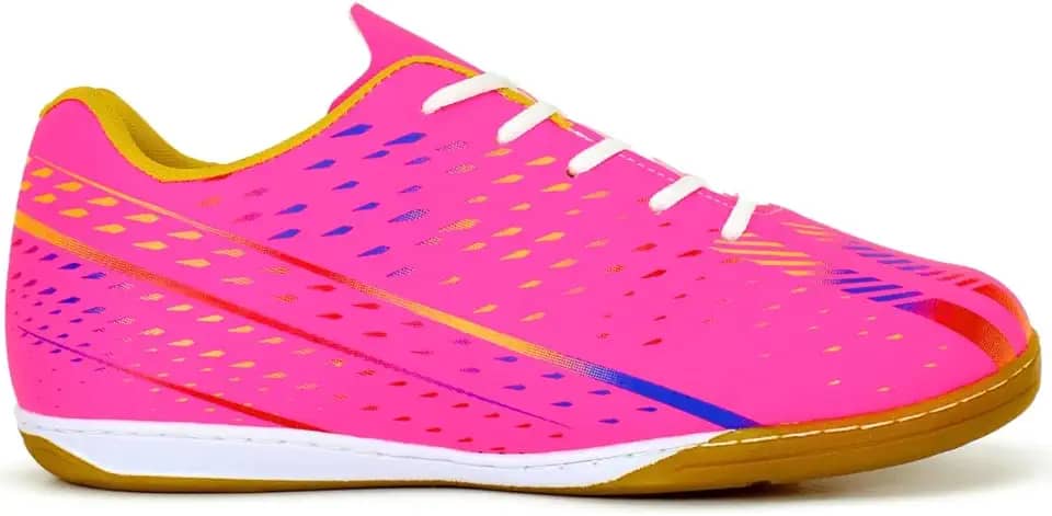 Chuteira Futsal Unissex Costurada Barata Resistência e Conforto Total