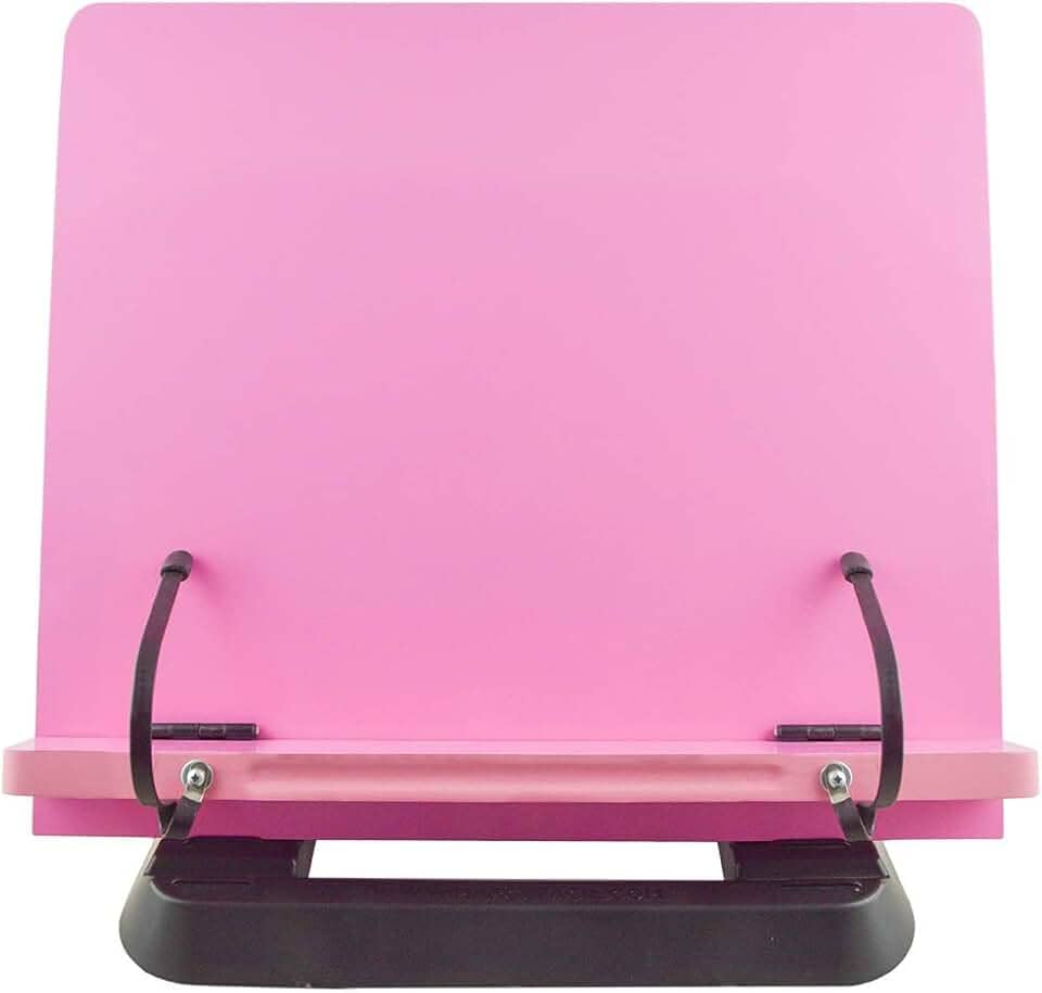 Apoio De Leitura Livro e Notebook - Penélope, Marca Fácil, Rosa