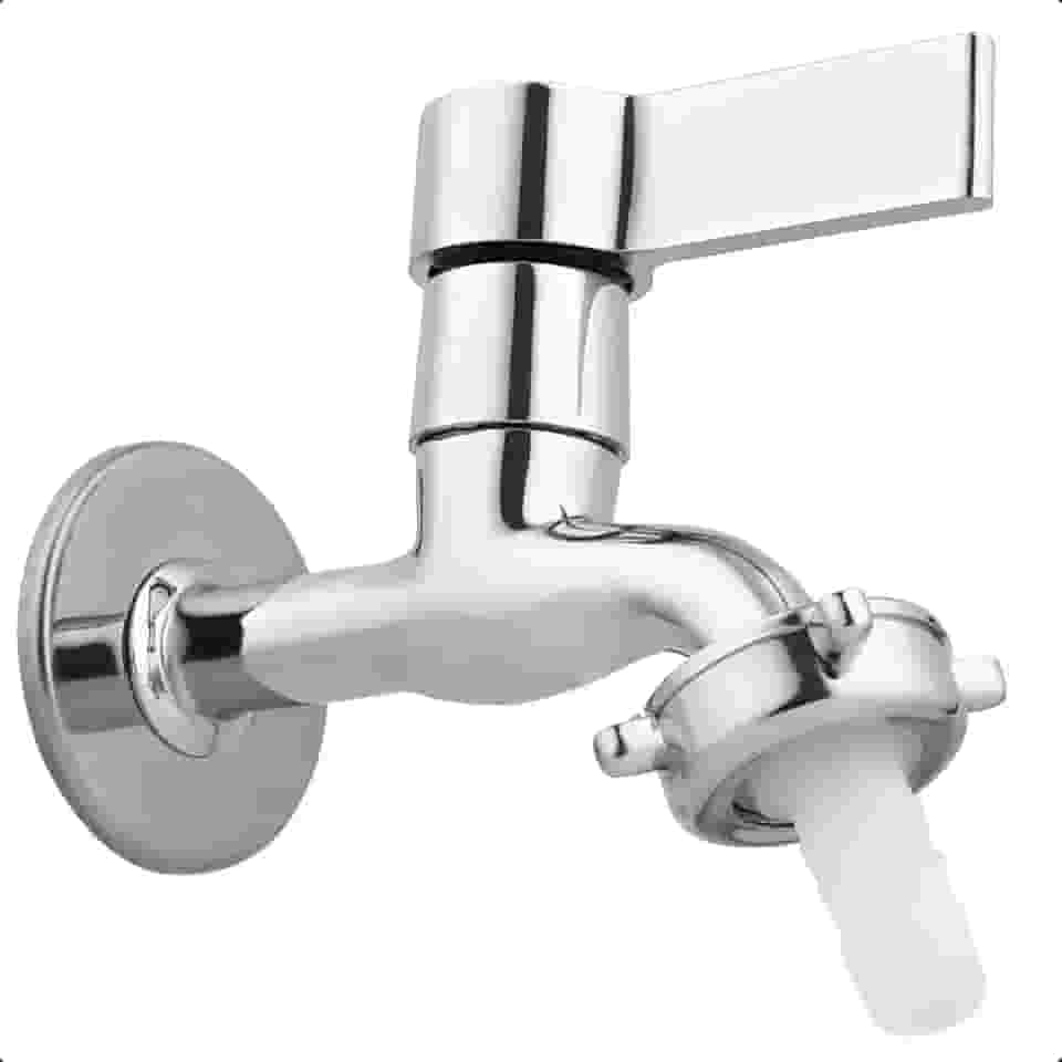 Torneira para Jardim Tanque com Bico 1/4 de Volta em Metal. Alta Durabilidade, Praticidade e Design Moderno. Ideal para Áreas Externas e Ambientes Exigentes - Life Metais