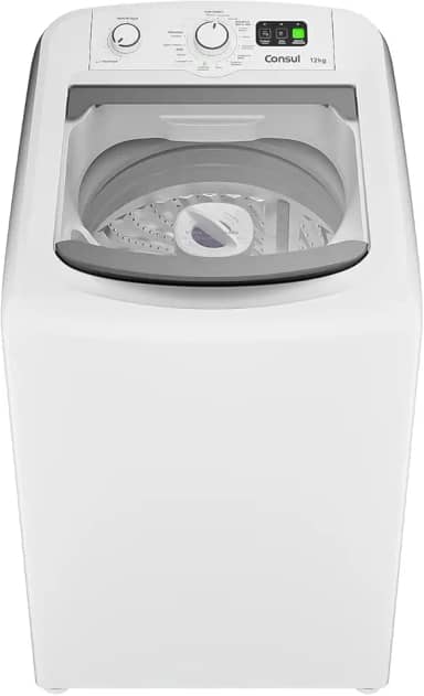 Máquina de Lavar Branca Consul 12kg com Dosagem Econômica e Ciclo Edredom - CWM12AB
