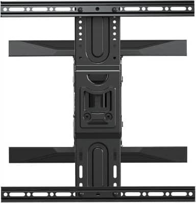 ELG, A02V6N, Suporte de TV Articulado de Parede Para TVs Planas e Curvas de 75' a 86', Inclinação Horizontal e Vertical, Peso Máximo de 46 Kg, Preto