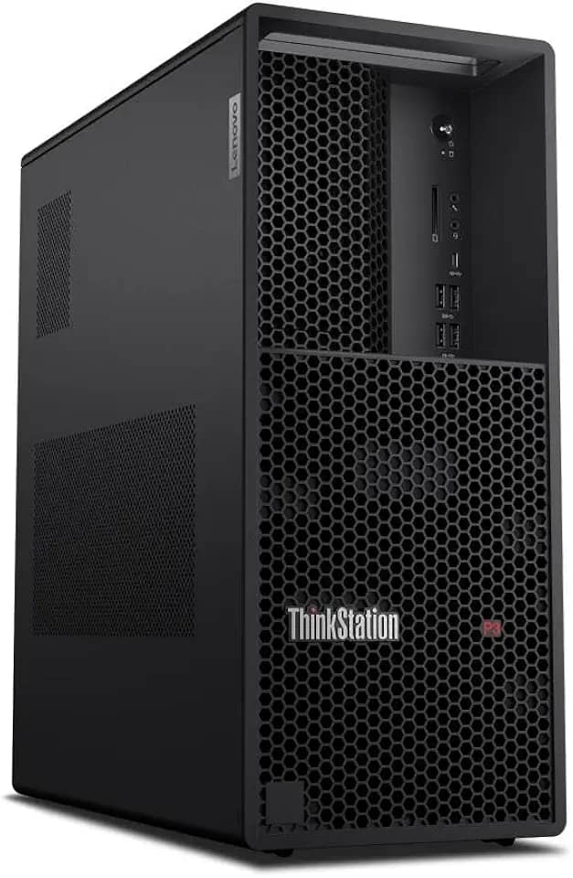 Workstation Lenovo ThinkStation P3 Tower Intel Core i7-13700 vPro 32GB 512GB SSD RTX A1000 Windows 11 Pro - 30GUSUJL00 Preto