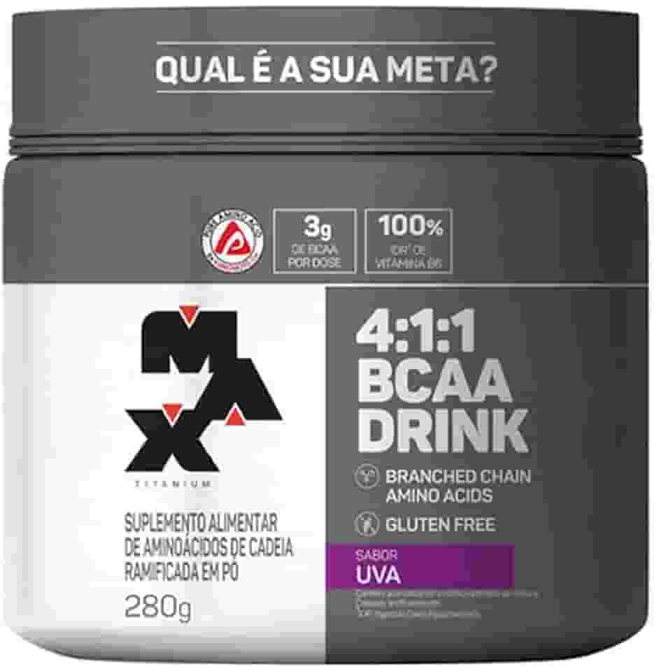 Max Titanium Bcaa 4: 1: 1 - 280G Drink Uva -
