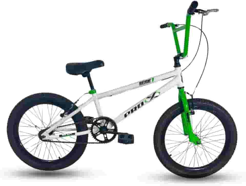 Bicicleta Pro-x Bmx Cross Serie 1 Aro 20 Branco/Verde Neon
