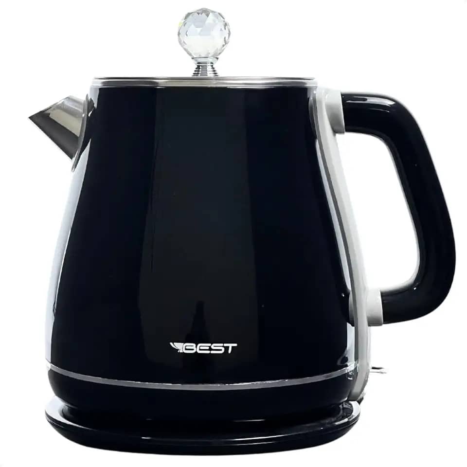 Chaleira Jarra Elétrica Colorida Colors 1.8 L Best Moderna 127V (Preta)