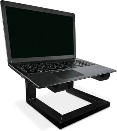 Suporte para Notebook Laptop Macbook Stand Dj em Aço - Preto