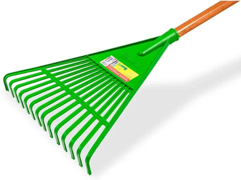 Trapp Vassoura Ancinho Plástica Rastelo de Jardim com Cabo 120cm