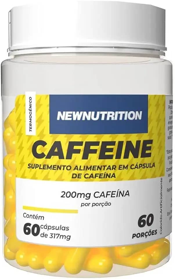 Newnutrition Caffeine 200Mg - 60 Cápsulas -