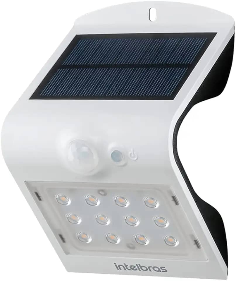 Arandela Solar Integrada ASI 220 Luz Branca Intelbras