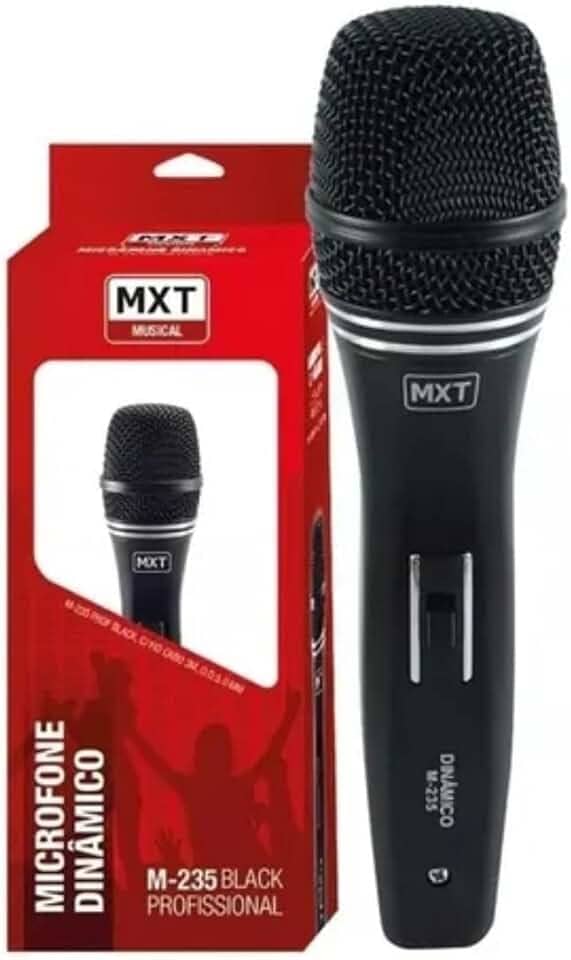 MICROFONE DINÂMICO MXT M-235 PROFISSIONAL 54.1.114