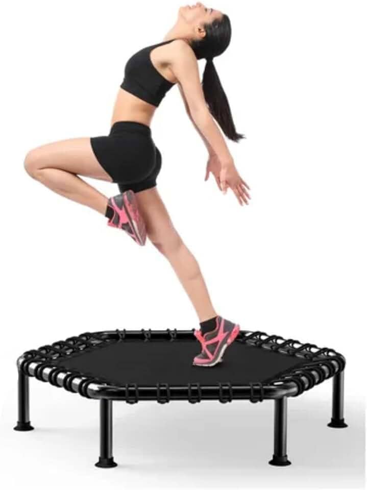 NOVEVE Jump Cama Elastica Academia Profissional Trampolim 250kg Preto