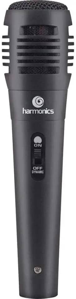 Microfone Dinâmico Supercardióide Cabo 3M Mdc101 Preto Harmonics, Harmonics, Mdc101,