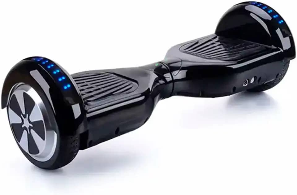 Hoverboard Skate Elétrico 6.5" com Led e Bluetooth Original Brinovar (Preto)