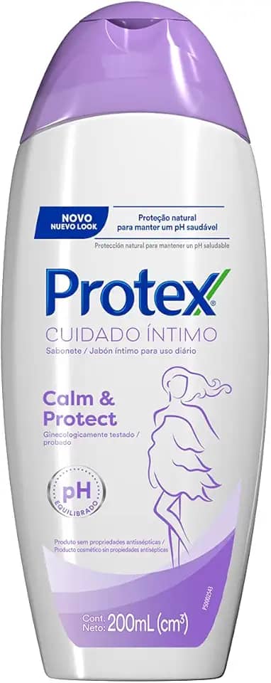 Sabonete Íntimo Líquido Protex Cuidado Íntimo Calm&Protect 200ml