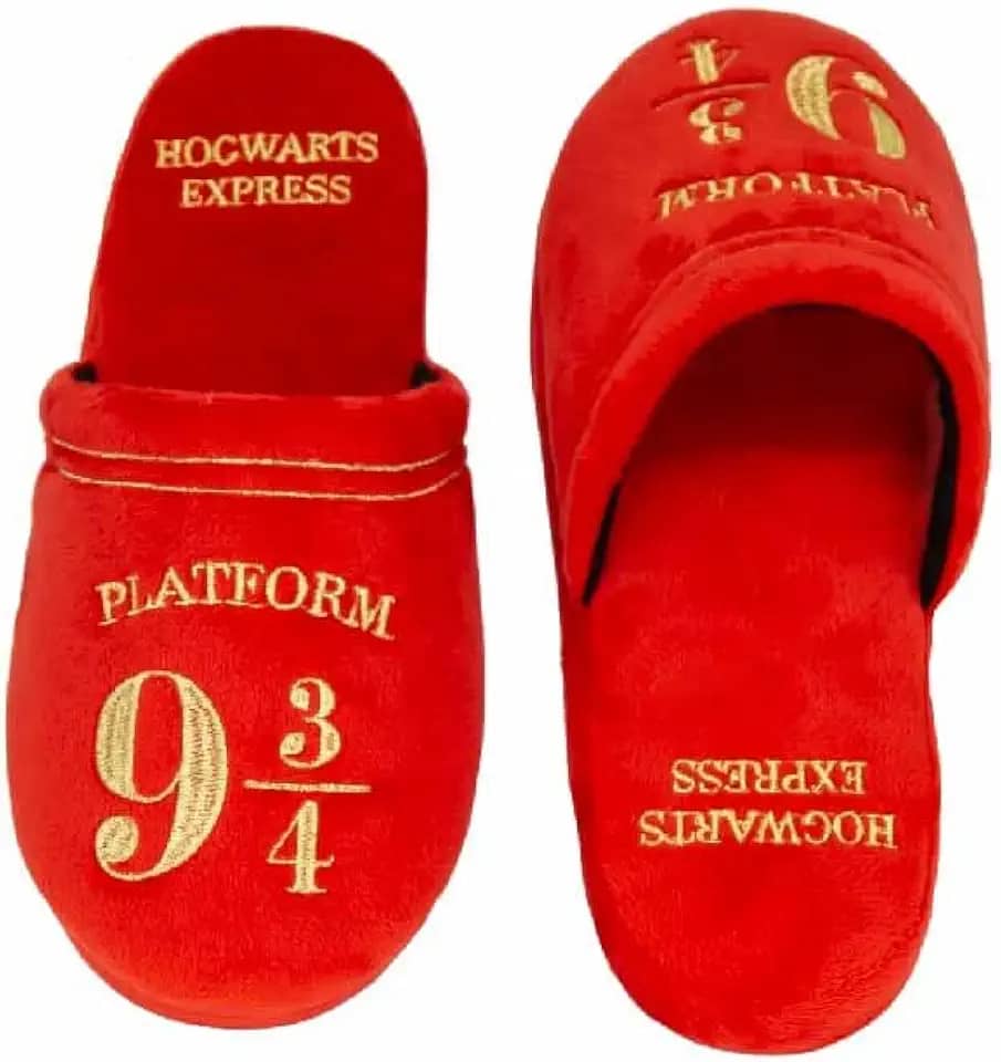 Harry Potter Pantufa Chinelo Quarto Plataforma 9 3/4 Unissex Adulto Oficial