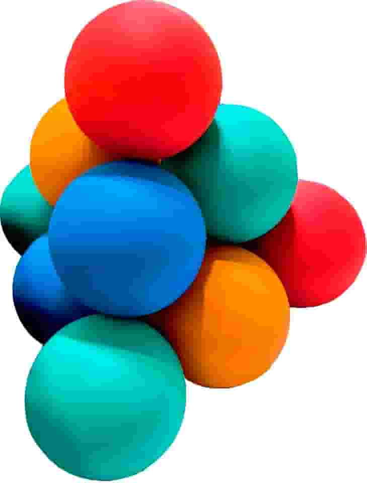 Bola de Frescobol Com 06 Unidades