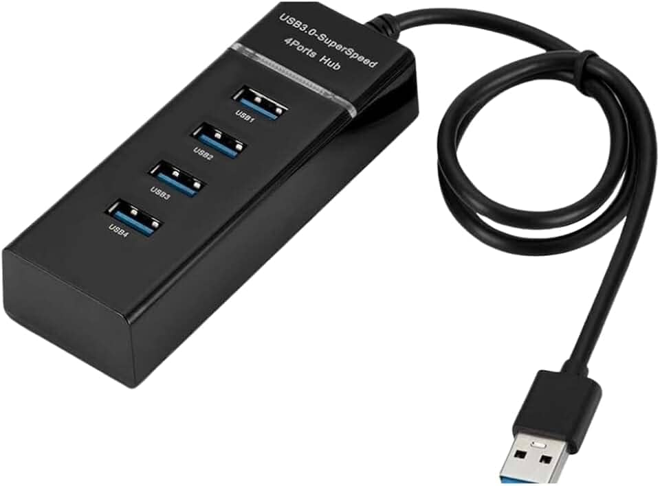 Expansor Hub Usb 3.0 4 Portas Com Led Super Rápido 5.0 Gbps,( cores variadas )