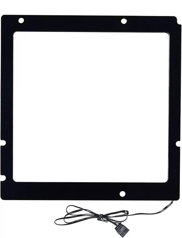 Formulamod Placa mãe micro ATX RGB placa traseira M-ATX placa traseira emissora de luz 5V 3 pinos ARGB decoração de mesa almofada de luz traseira (M-ATX)