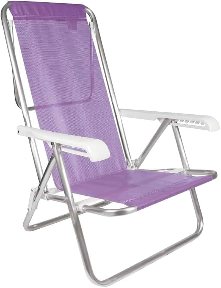 Mor - Cadeira Reclinável 8 Posições Alumínio Lilás