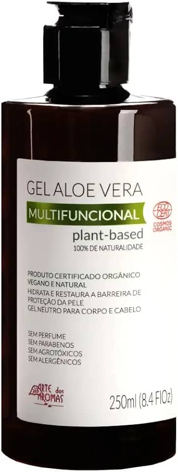 Gel Aloe Vera Certificado Ecocert Cosmos Arte dos Aromas 250ml