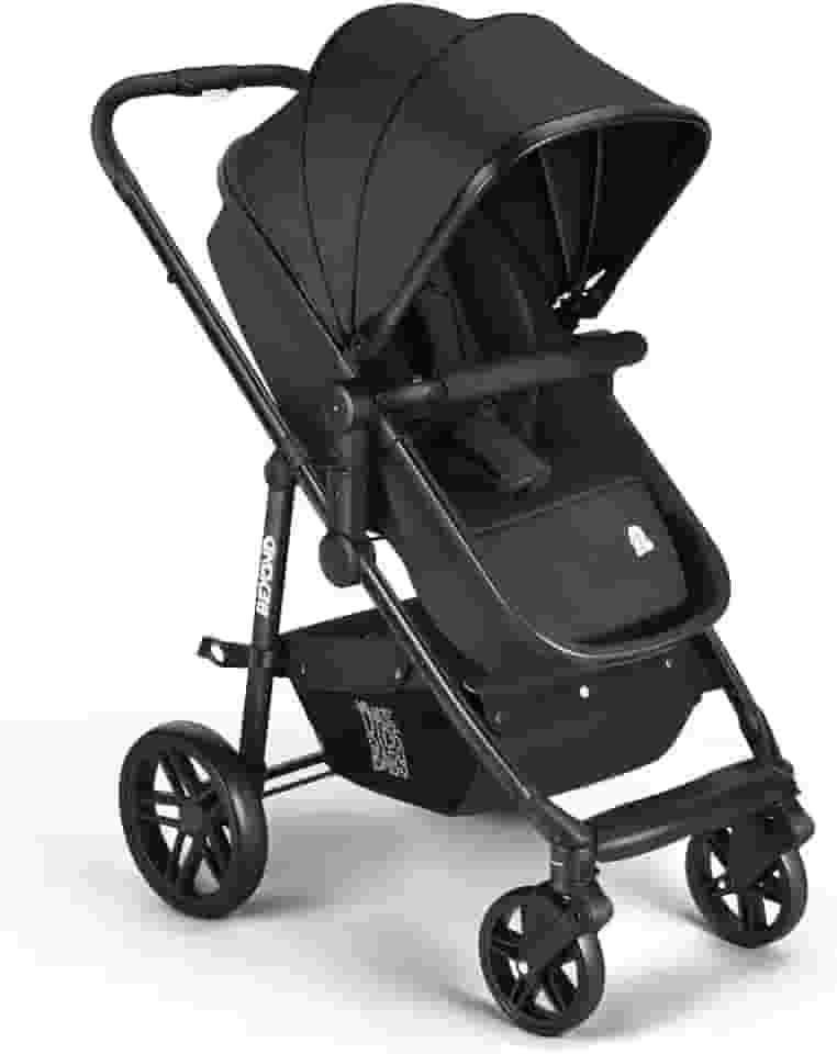 Carrinho Passeio Beyond 2 em 1 Assento Moises 0-15kg Preto Multikids Baby - BB428