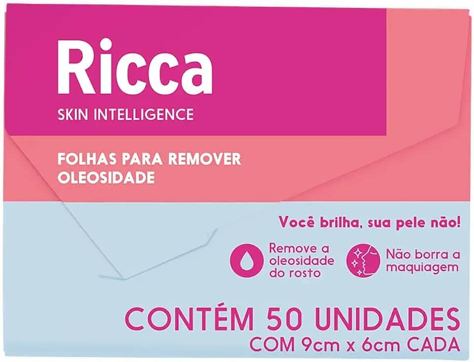Ricca Lenço Removedor de Oleosidade