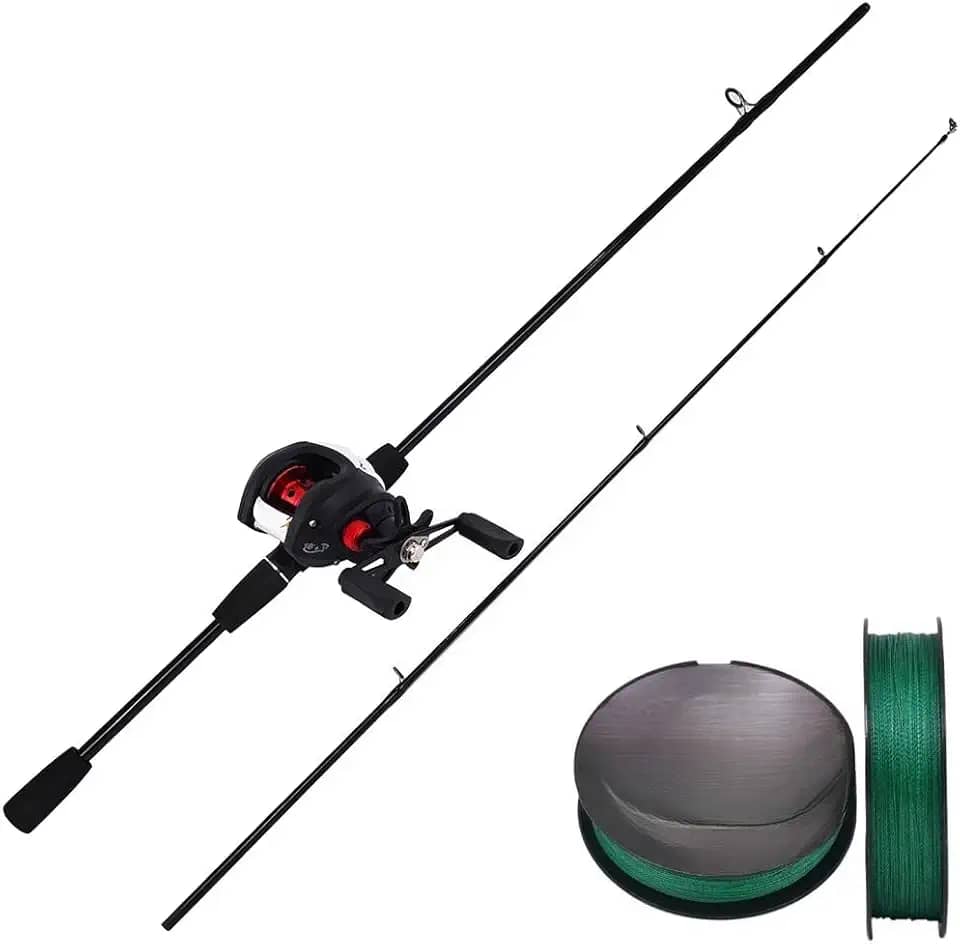 Carretilha Profissional 7.2:1, Freio Magnético 8kg, 17+1 Rolamentos, Corpo em Alumínio - Ideal para Pesca em Água Doce e Salgada