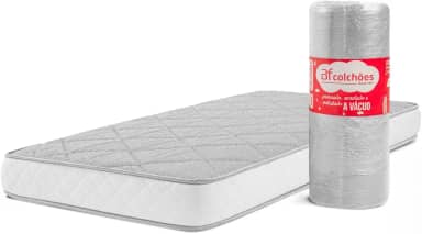 Colchão Solteirão de Espuma D33 a Vácuo 97x203cm BF Colchões