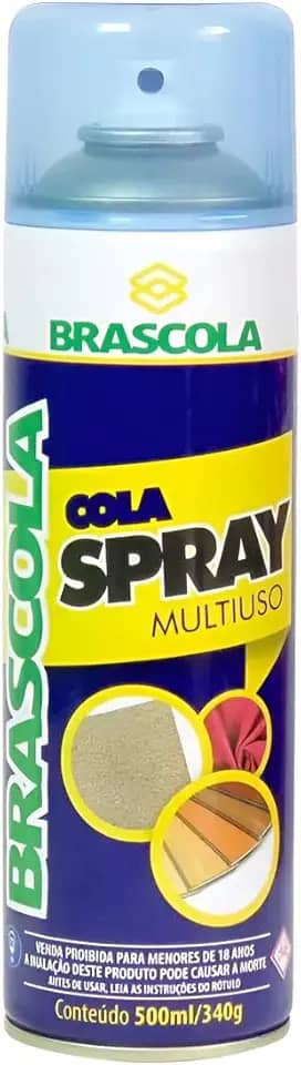 Cola Spray 500ml Madeira Multiuso Espuma Acústica Tecido Isopor