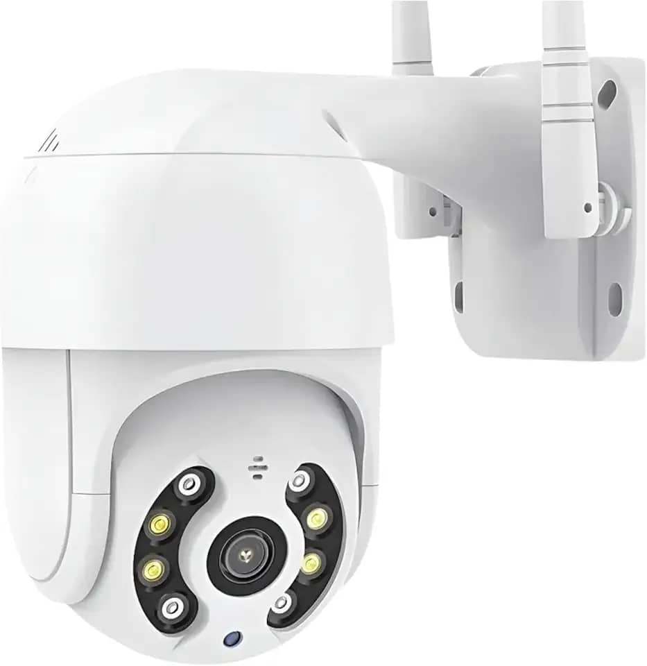 Câmera IP Externa Speed Dome FullHD 360 Visão Noturna Colorida Wi-Fi App Yoosee