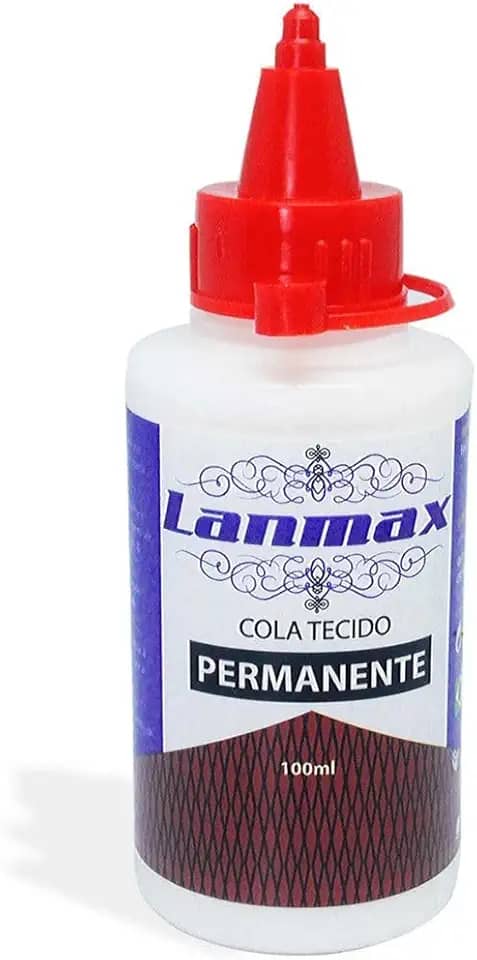 Cola para Tecido Permanente Artesanato Patchwork Lanmax 100ml