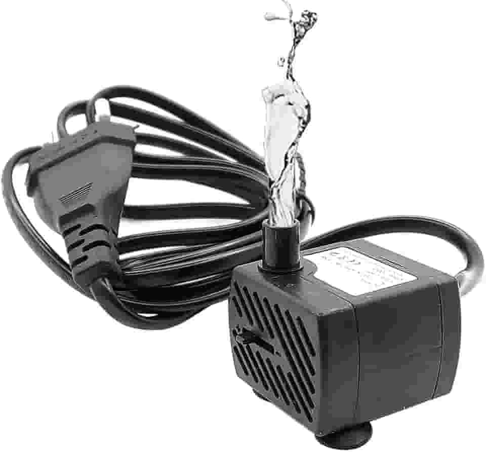 Bomba Submersa Bombinha Motor Para Aquário Fonte Água Bebedouro Pet 150l/h Bivolt