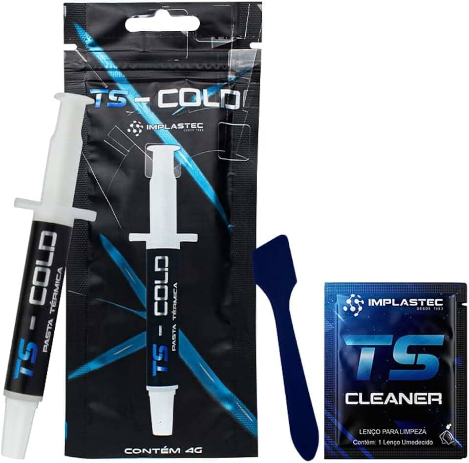 PASTA TÉRMICA TS - COLD 10,5 W/MK SERINGA 4G - IMPLASTEC