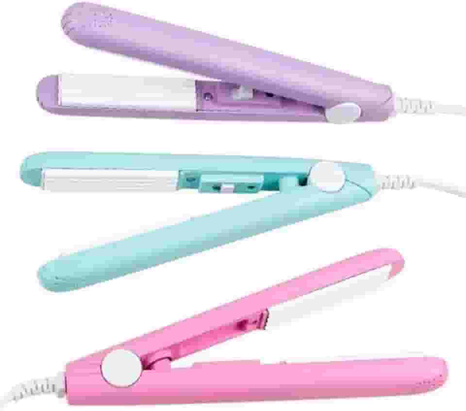 Chapinha Mini Prancha de Cabelo Portátil de Bolsa Alisadora Bivolt Premium