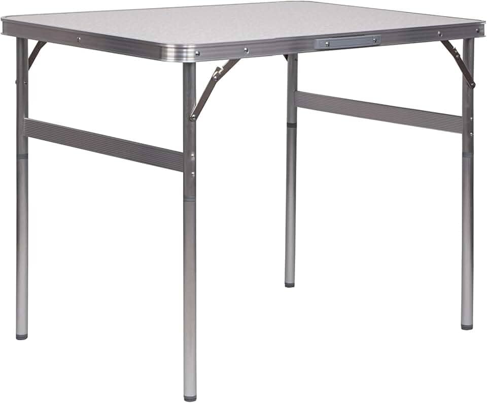 Mesa Dobrável De Alumínio Com Tampo De Mdf, 900 X 600 Mm Palisad