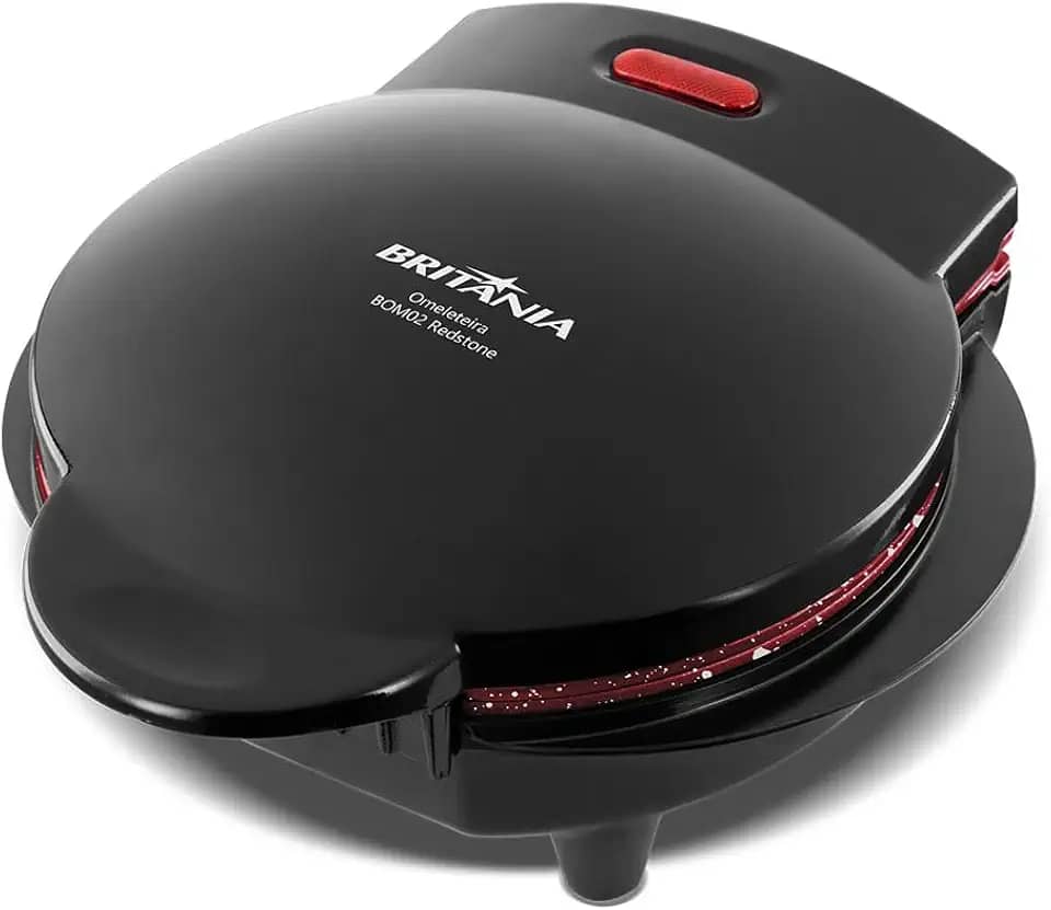 Omeleteira Britânia BOM02P Antiaderente Redstone 750W 127V