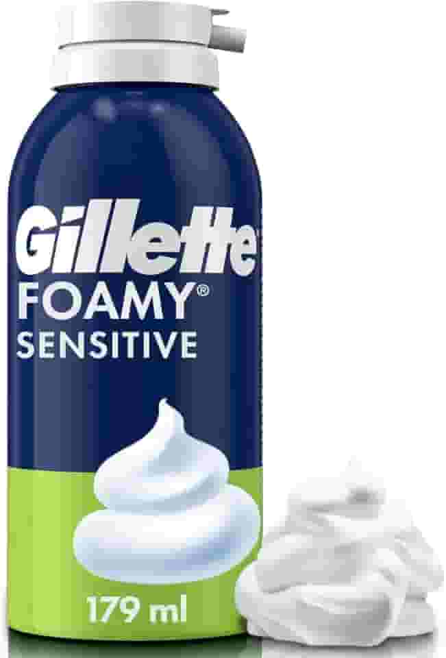 Gillette Espuma De Barbear Foamy Sensitive 175G