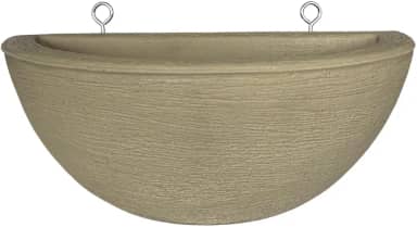 Vaso Grande Parede Cuia Polietileno P/plantas Jardim Varanda (Areia)