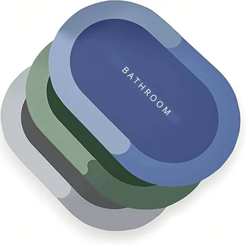 Kit 3 Tapetes Mágicos Antiderrapante Absorvente De Secagem Rápida Para Banheiro E Casa Premium