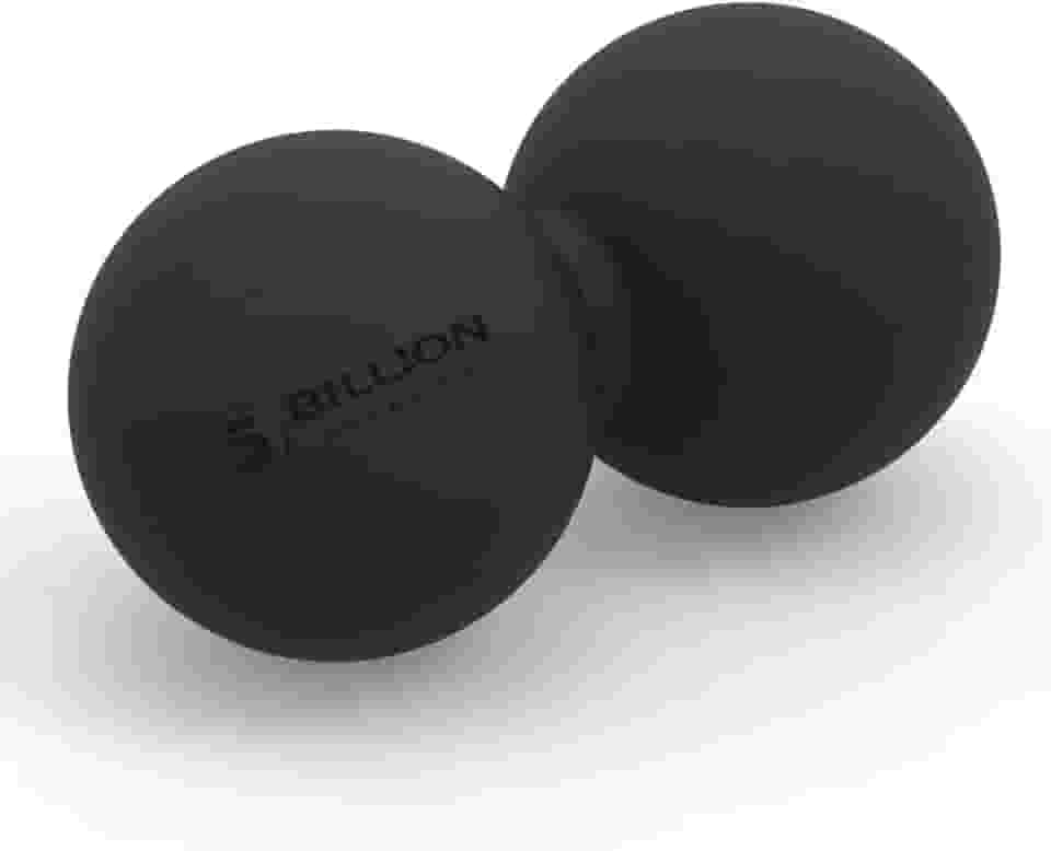 Bola de massagem de amendoim 5BILLION – Bola de massagem dupla de lacrosse e bola de mobilidade para fisioterapia – Ferramenta de massagem profunda para liberação miofascial, relaxante muscular,